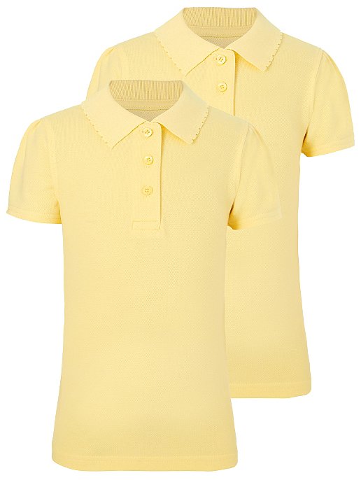 GEORGE 2 IN 1 POLO GIRLS (L YELLOW)