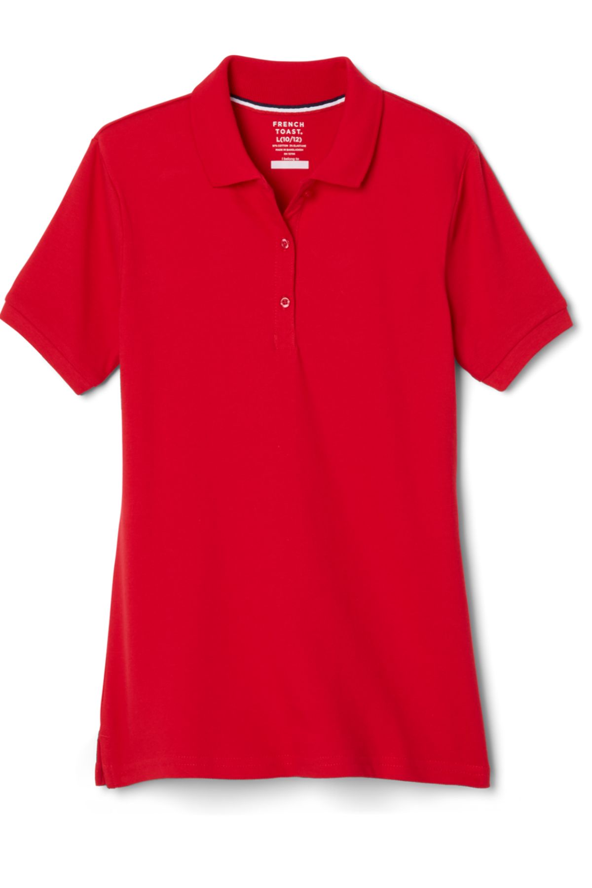 French Toast School Uniform Unisex Short Sleeve Pique Knit Shirt