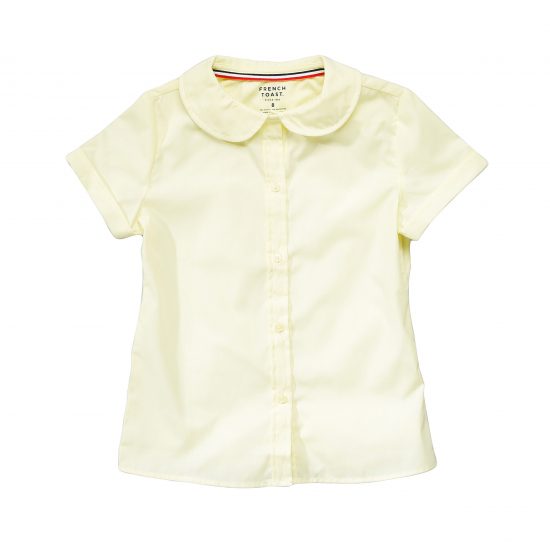 French Toast S S Peter Pan Blouse Cream