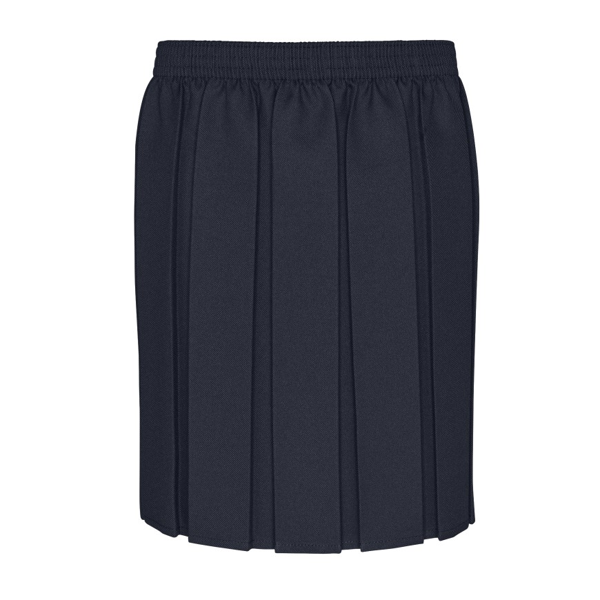 Innovation girls-box-pleat-skirts-Navy